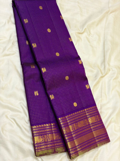 Kanchi Pure Silk Saree 2g Jari