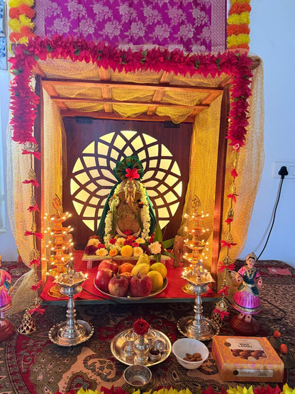 Foldable Pooja Mandapam Wooden