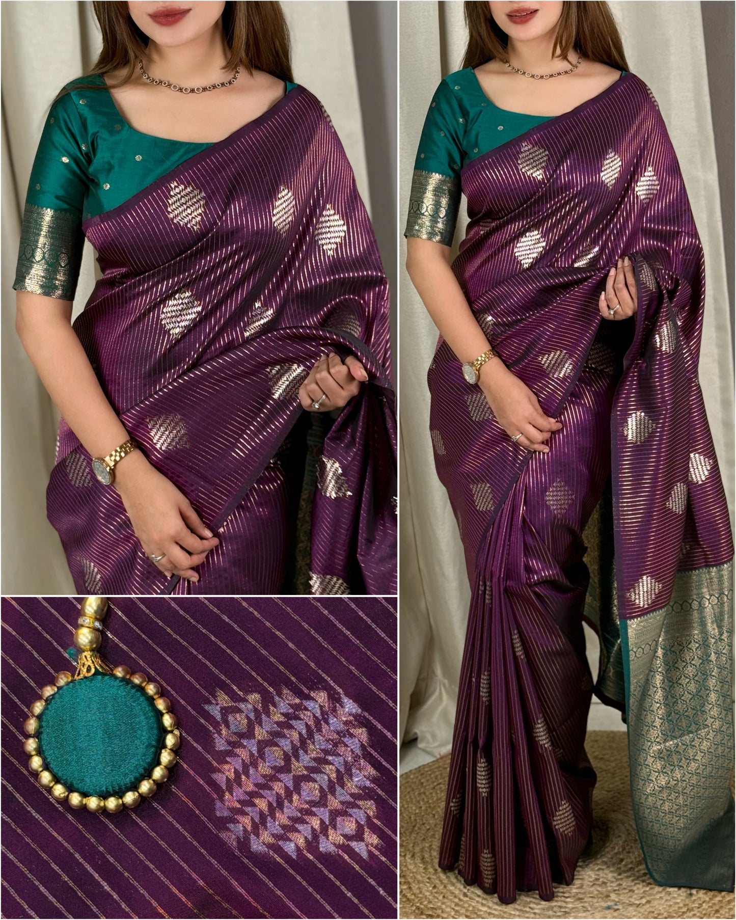 Madhuram Semi Silk Sarees