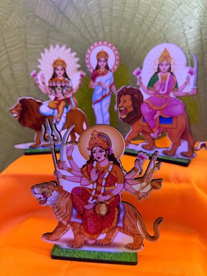 Navadurga CutoutsSet of 9