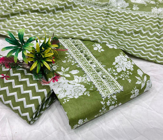 Gota Patti Pure Cotton Dressmaterials