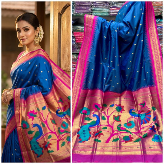 Kadiyal Paithani Silk Sarees