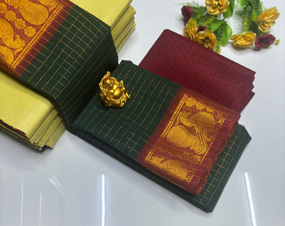 Kanchi Sungudi Cotton Sarees