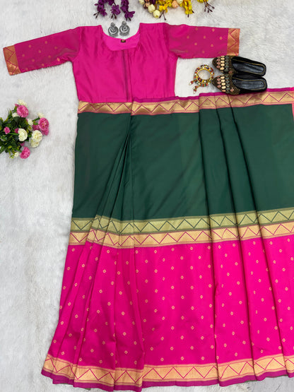 Readymade Sarees Zip Gown Model