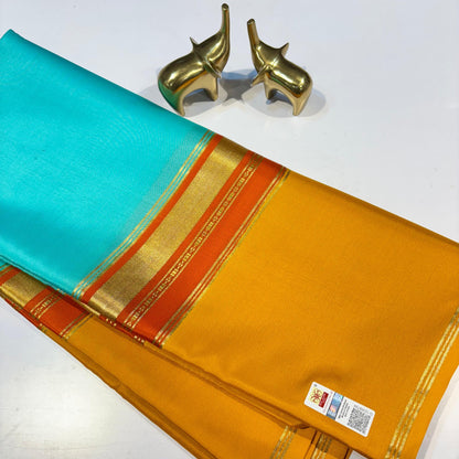 KSIC 3D Pattern Pure Mysore Silk Sarees