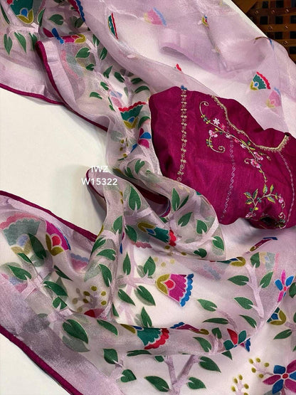 Softy Brasso Tissue Sarees