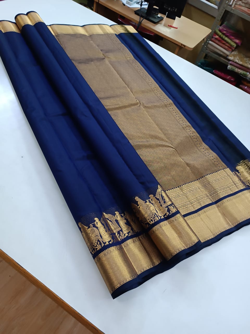 Kalyana Oorvalam Kanchi silk Sarees