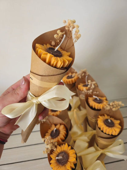 Scented Flower Bouquet Candles