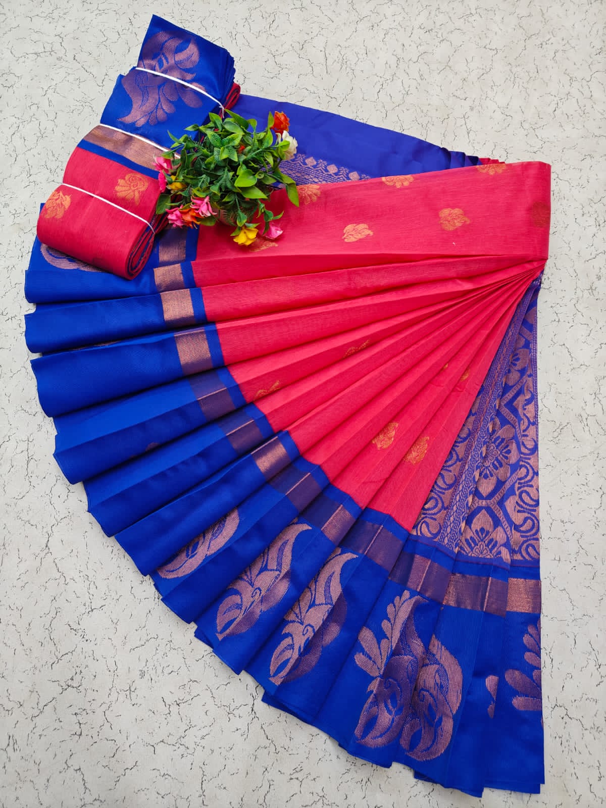 Korvai Silk Cotton Saree