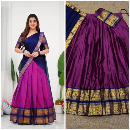 Kanjivaram Silk Half Saree sets