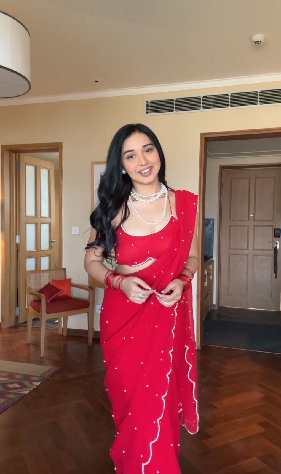 Readymade Saree Georgette