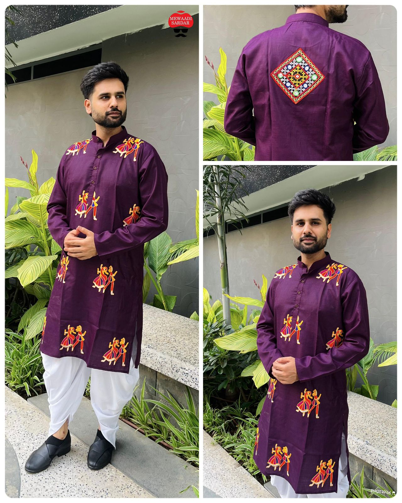 Men's Cotton Kurta with Dhoti