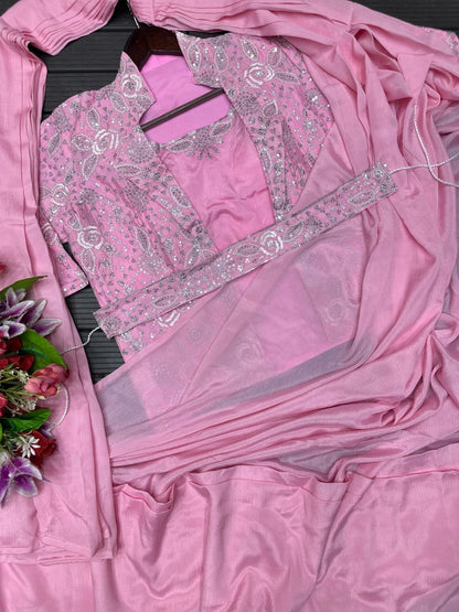 Readymade Saree Georgette