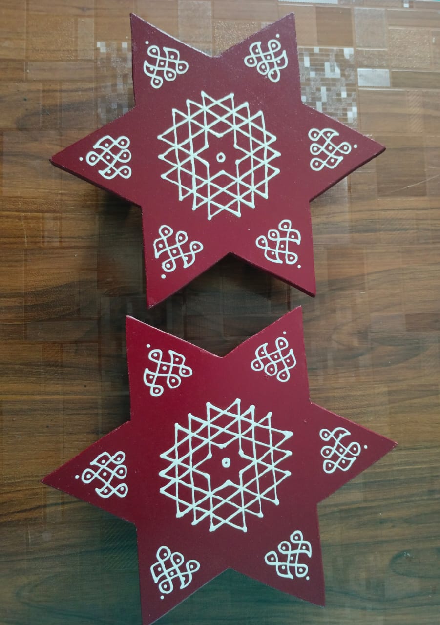Star Pooja Manai Set of 10