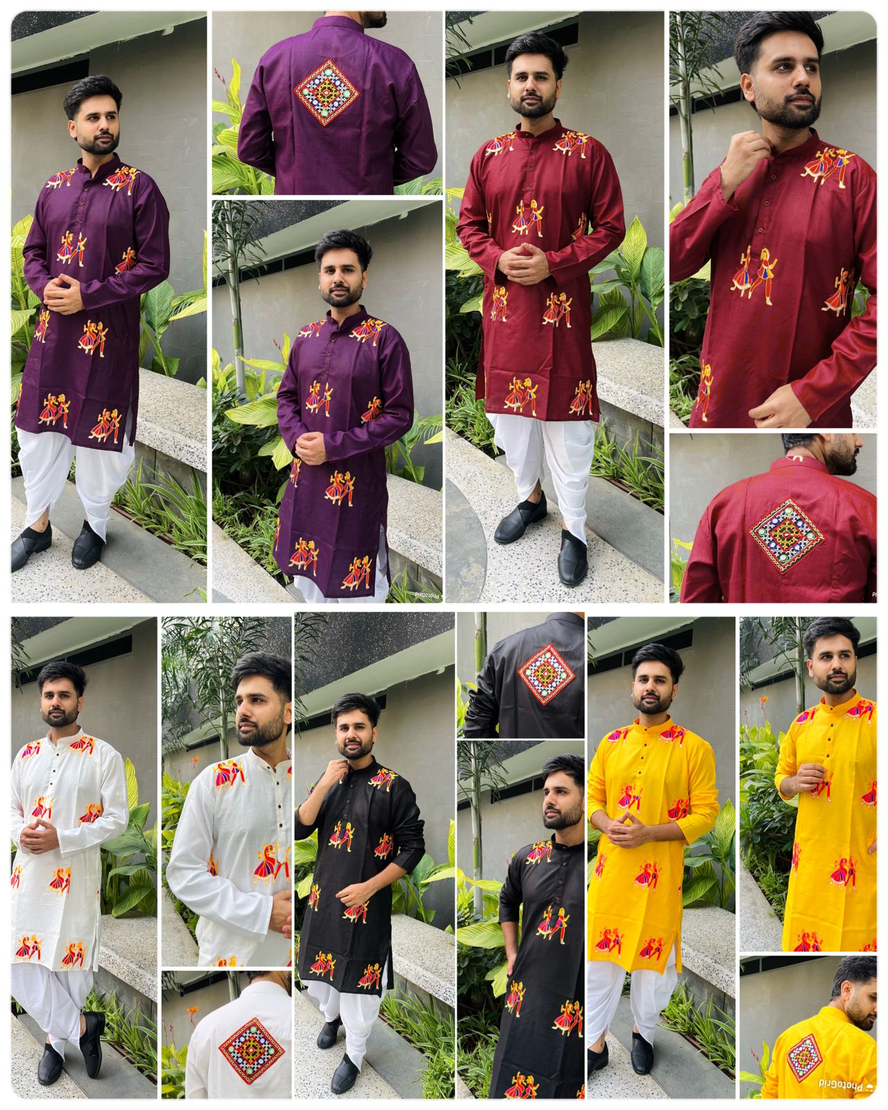 Men's Cotton Kurta with Dhoti