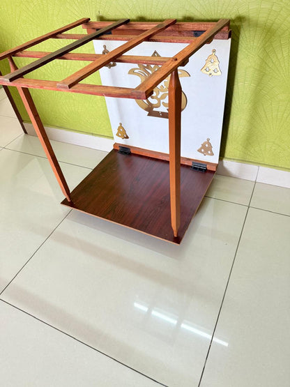 Foldable Pooja Mandapam Wooden