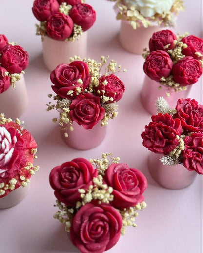 Scented Flower Bouquet Candles