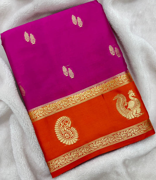Semi Mysore Silk Sarees