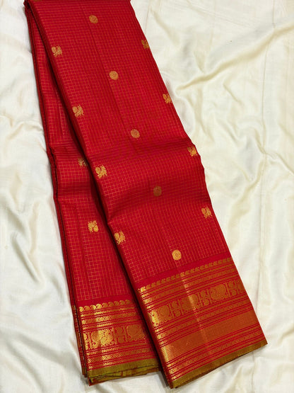 Kanchi Pure Silk Saree 2g Jari