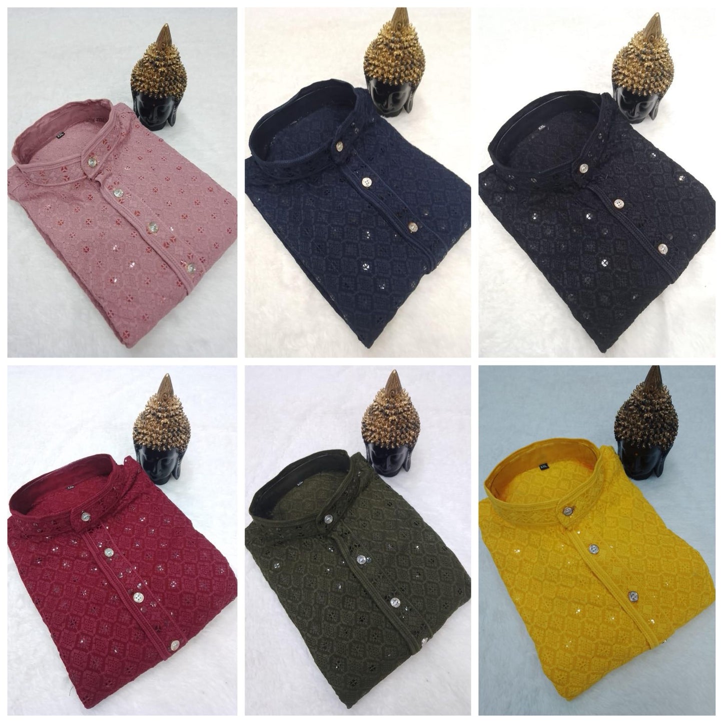 Boys Chikankari  Kurta sets