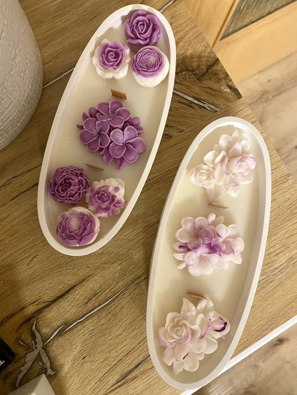 Scented Flower Bouquet Candles