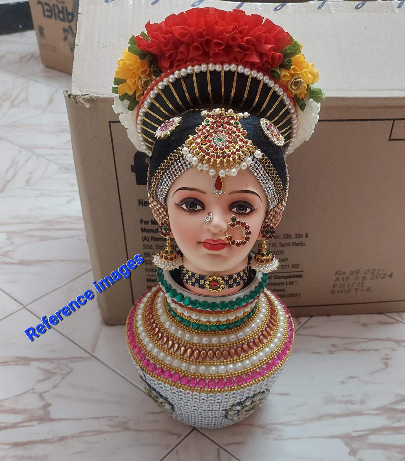 Hand Decorated Kalasam Pot