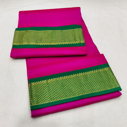 Madisar 9 yards Semi Silk Sarees
