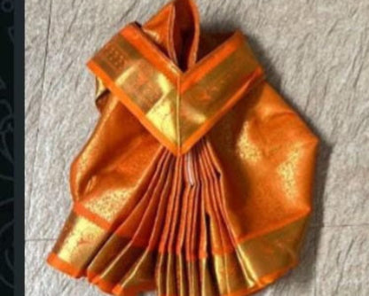 Orange Color VaraMahalakshmi  
 Kalash Readymade Silk Saree