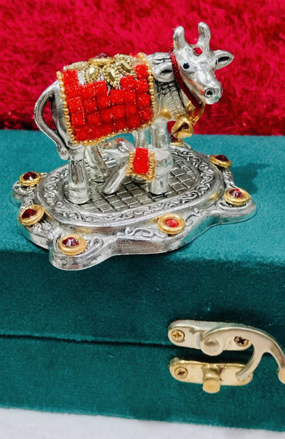 German Silver Kamadhenu Cow