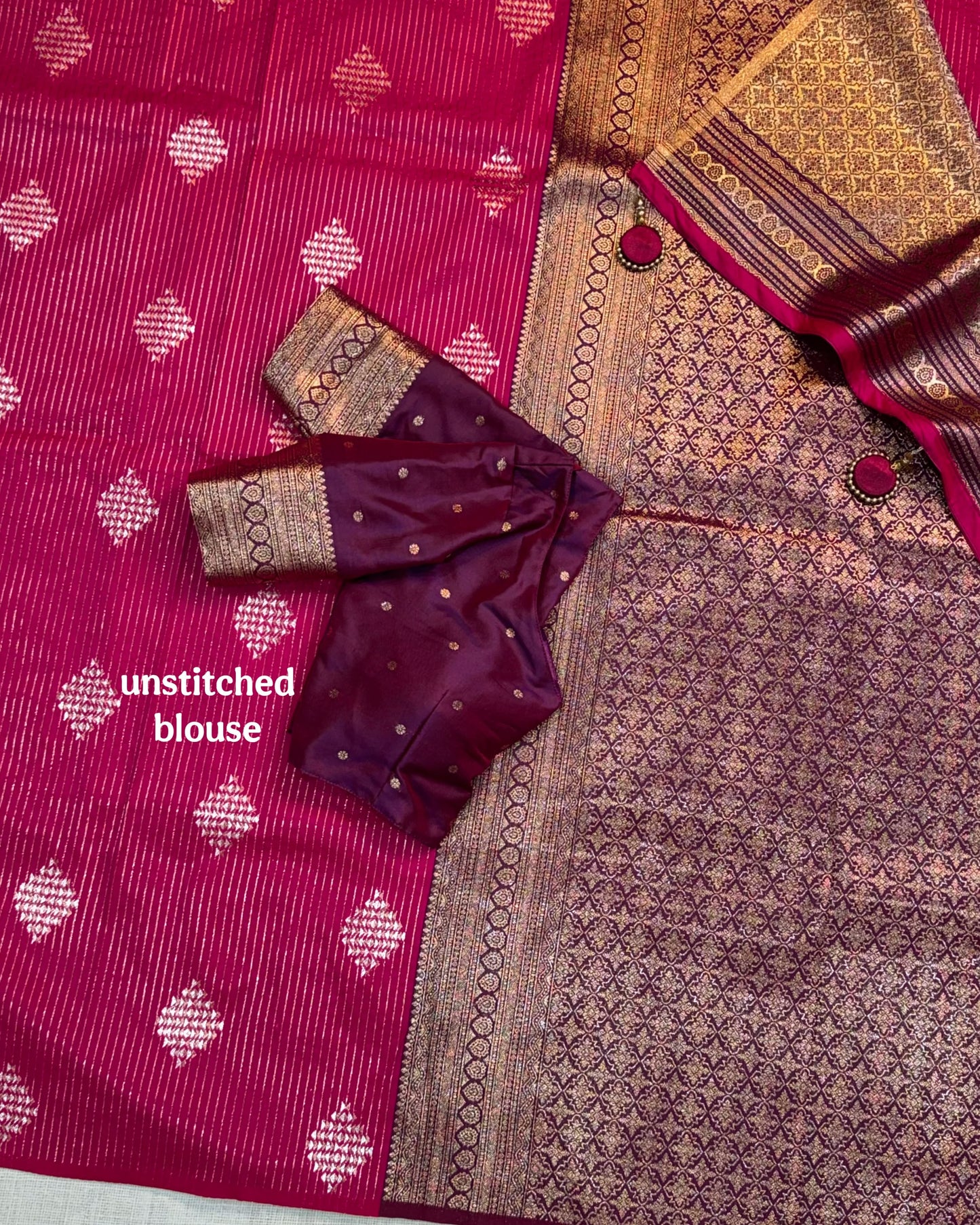 Madhuram Semi Silk Sarees