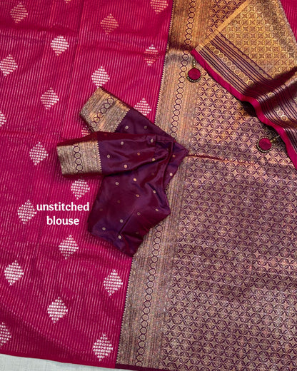 Madhuram Semi Silk Sarees