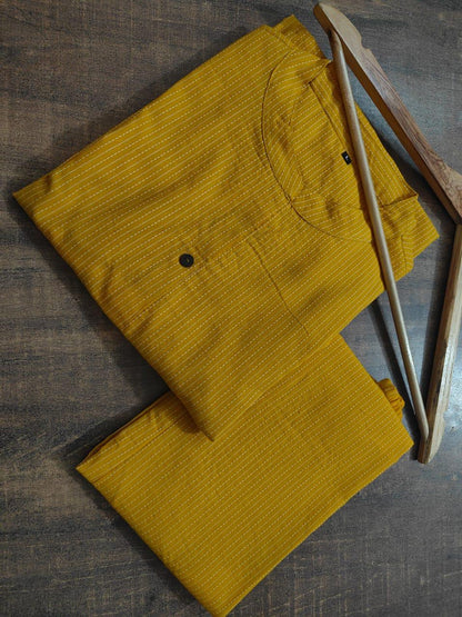 Cotton Slub Kurti Pant