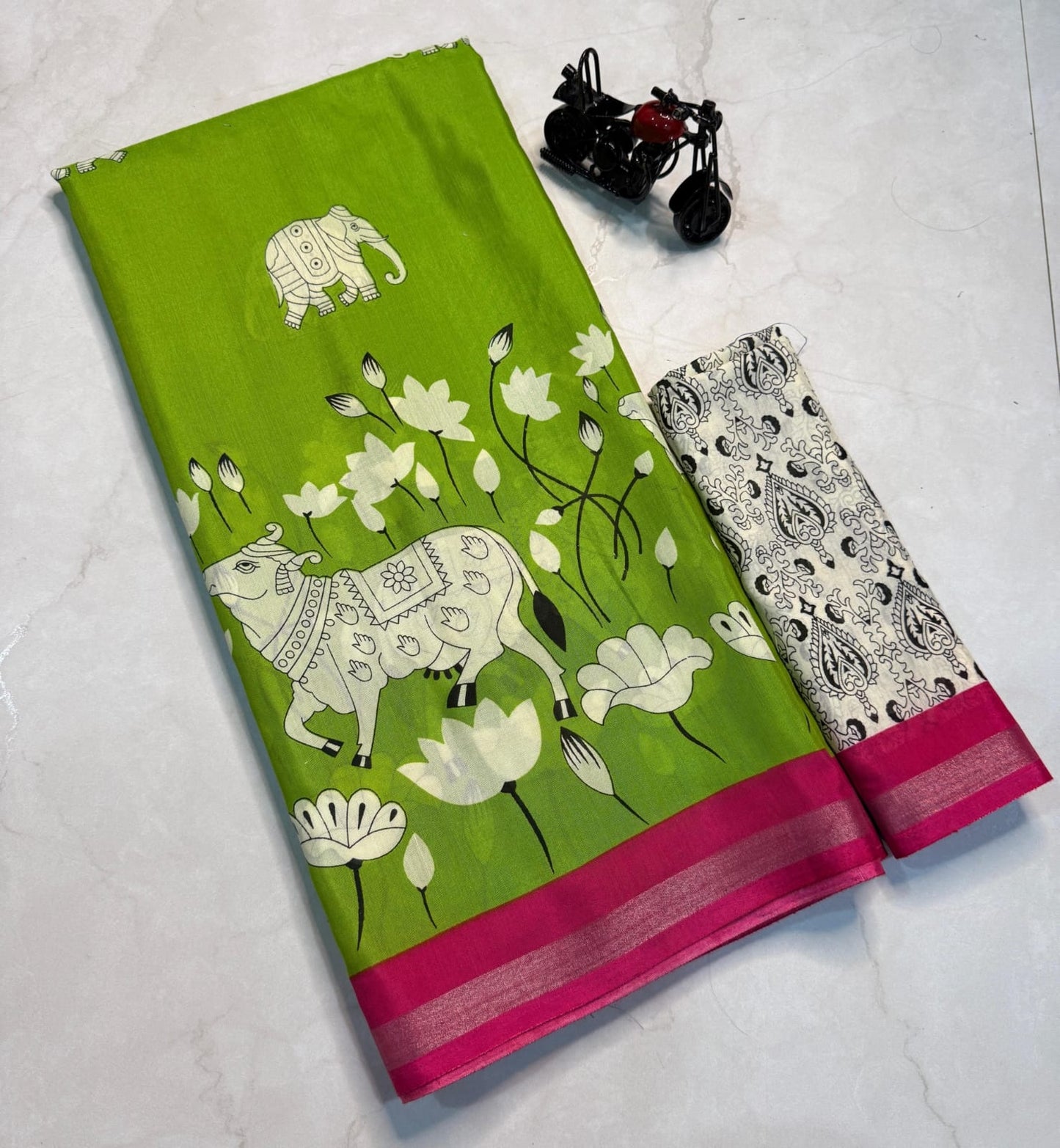 Cotton Mul Mul Sarees with Blouse