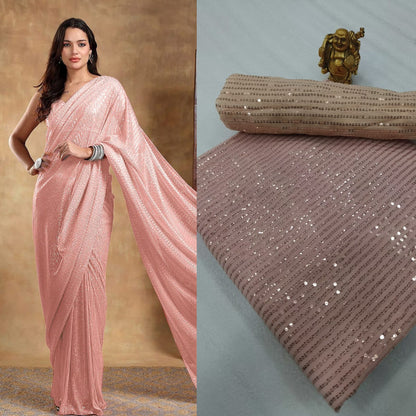 Georgette Sequence Work Sarees