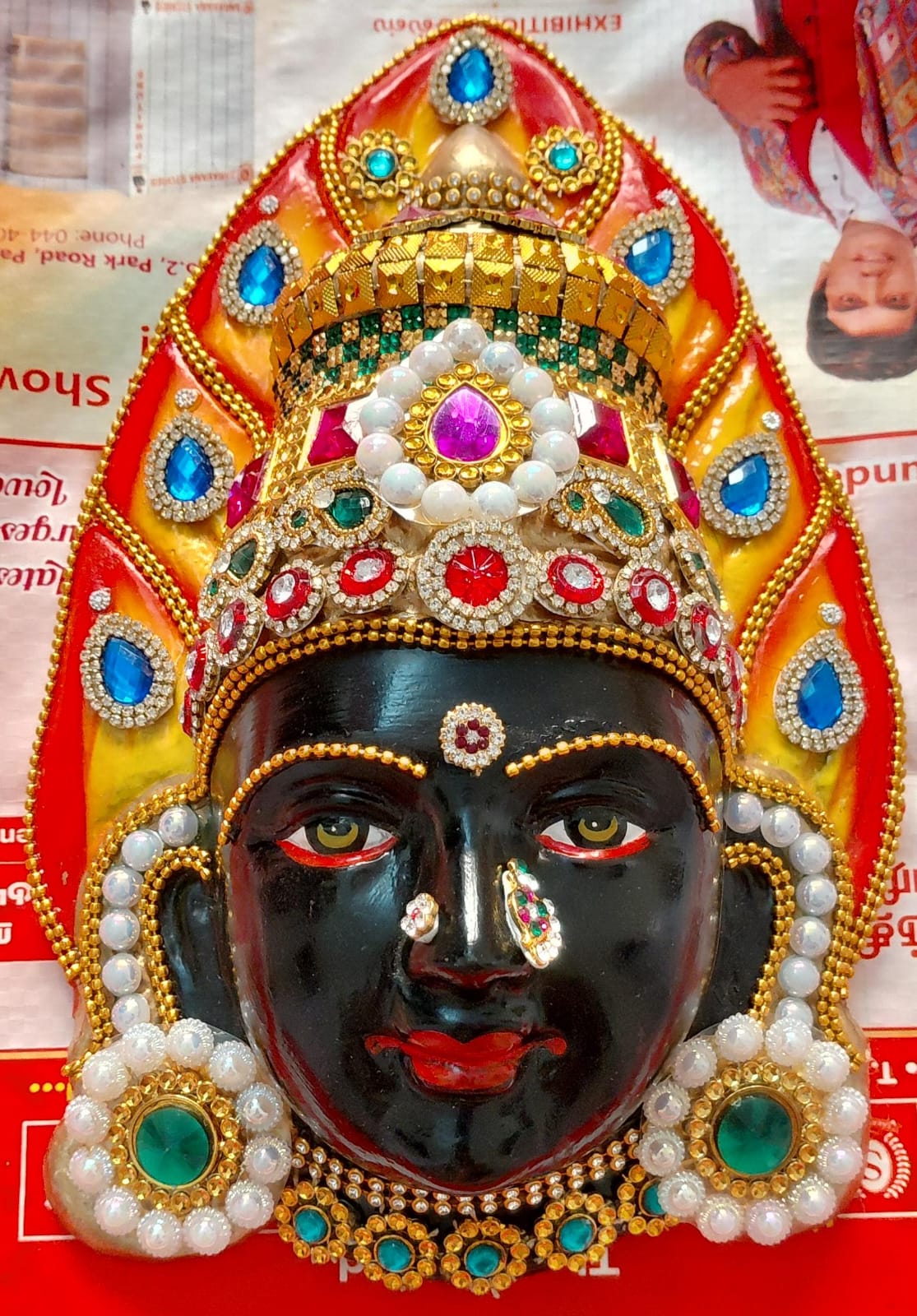 Muthumariamman/Karumariamman Face