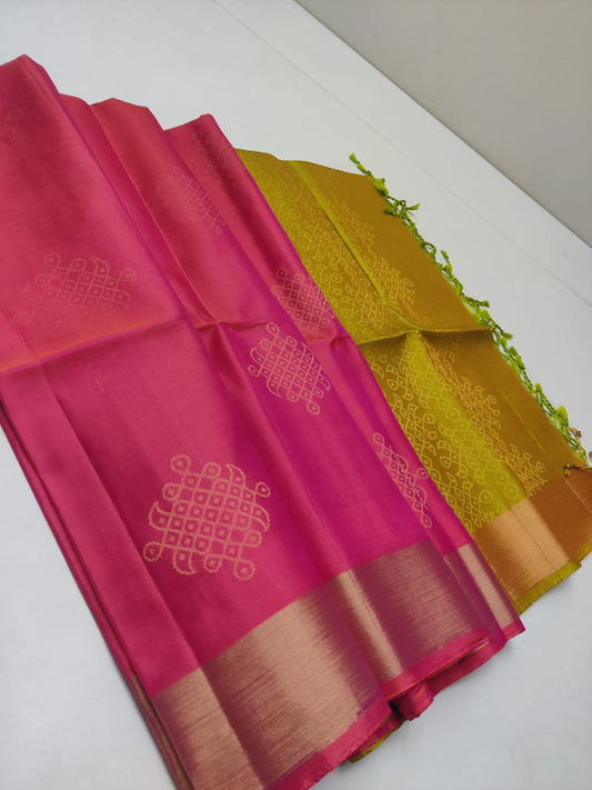Tissue Border Kanchi Silk Sarees