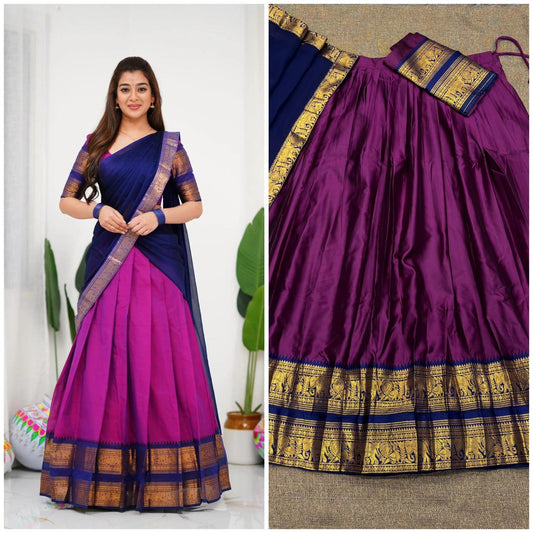 Kanjivaram Silk Half Saree sets