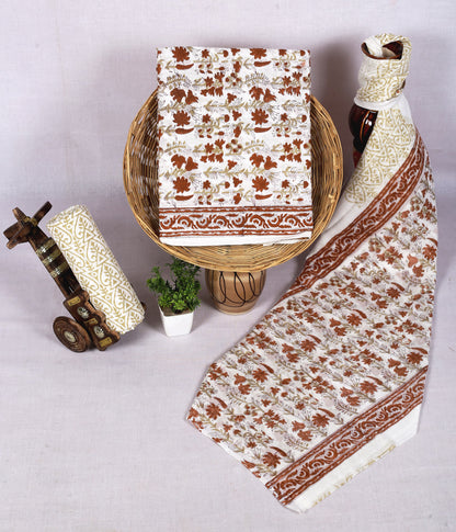 Cotton Bagru Print Dress Materials