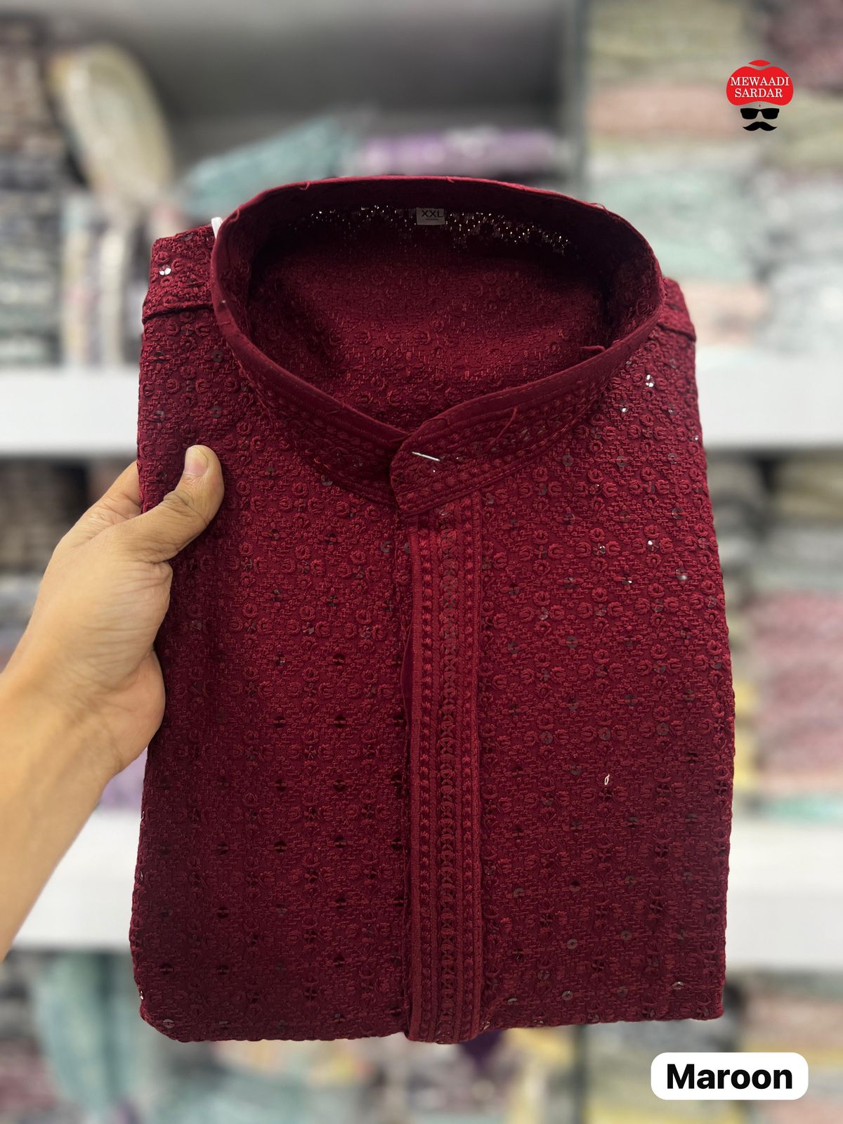 Men's Lucknowi Rayon Kurta