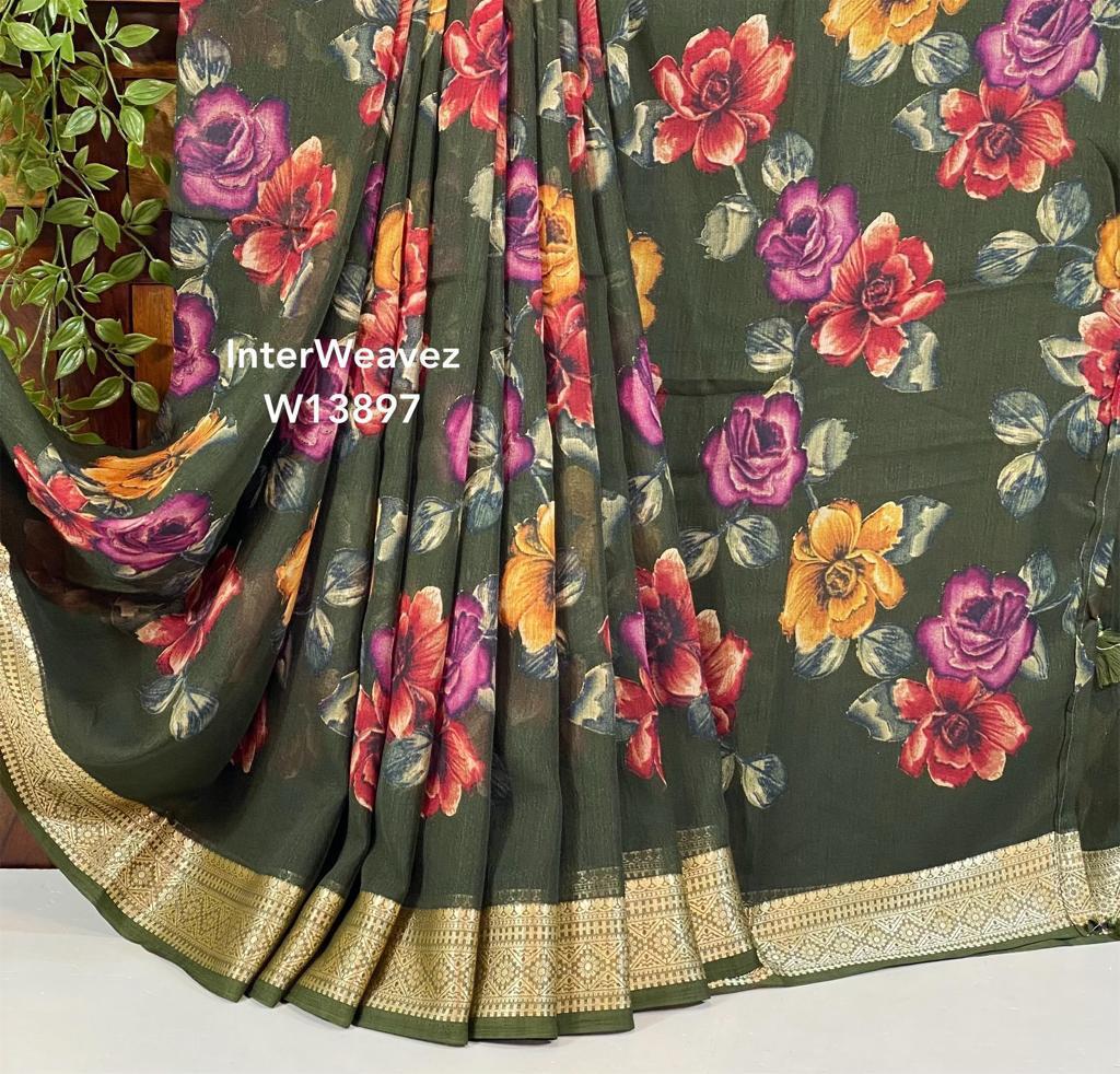Matka Georgette Saree