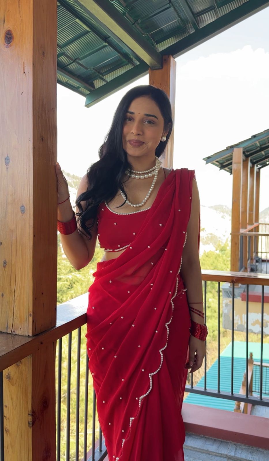 Readymade Saree Georgette