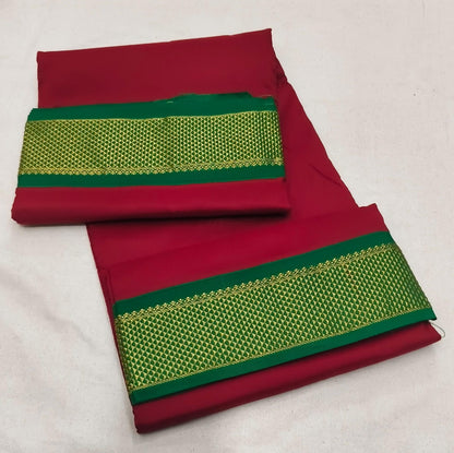 Madisar 9 yards Semi Silk Sarees