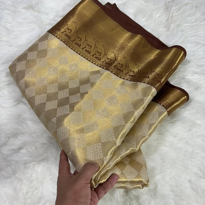 Banarasi Kanjivaram Zari Tanchui Saree