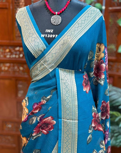 Matka Georgette Saree