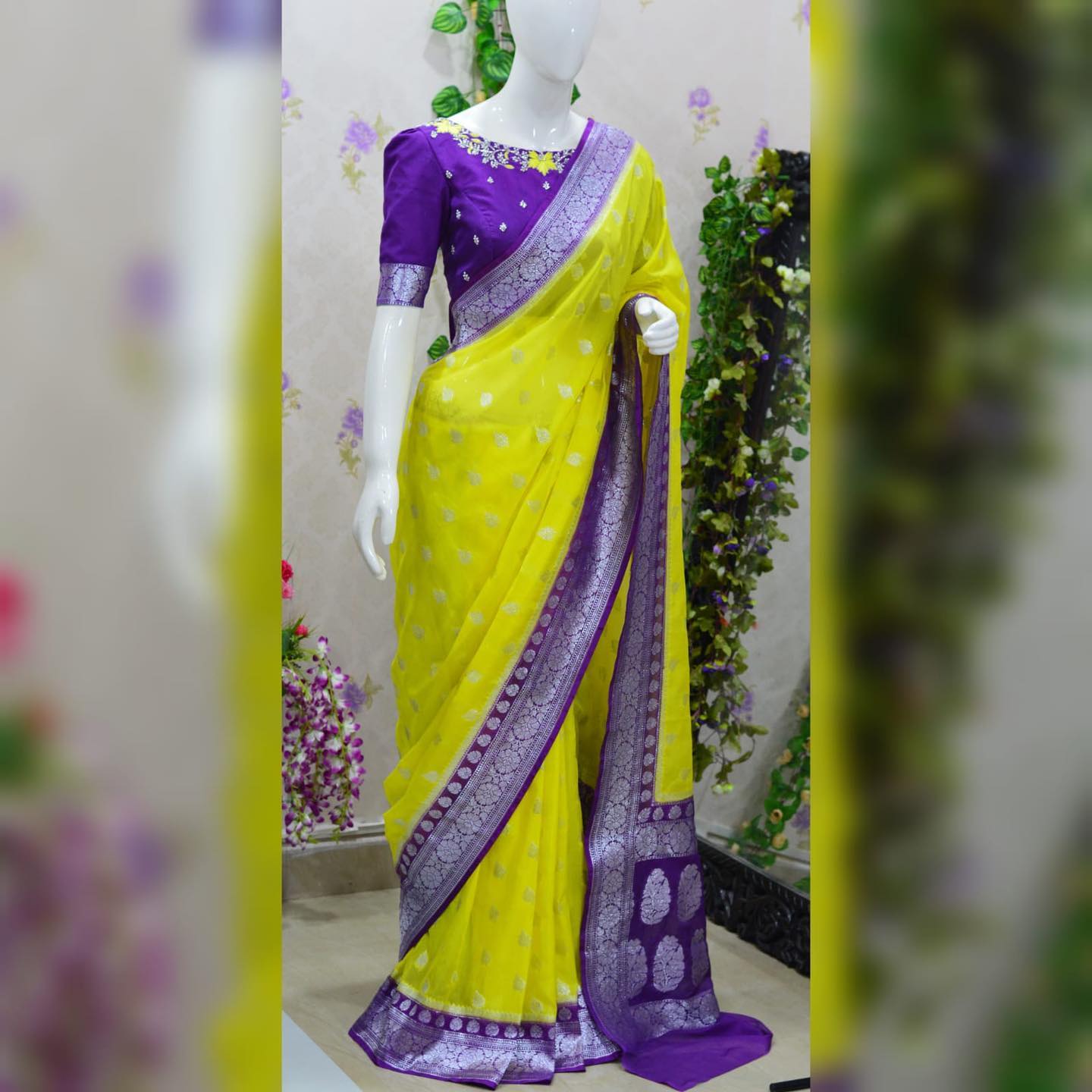 Banarasi Georgette Saree