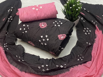 Bandhani Cotton Dress Material