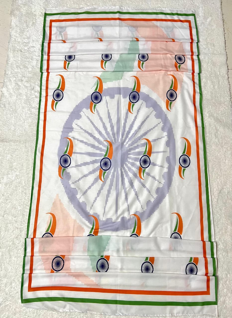 Tiranga Cotton Kurti Dupatta