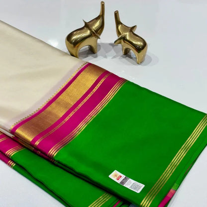 KSIC 3D Pattern Pure Mysore Silk Sarees
