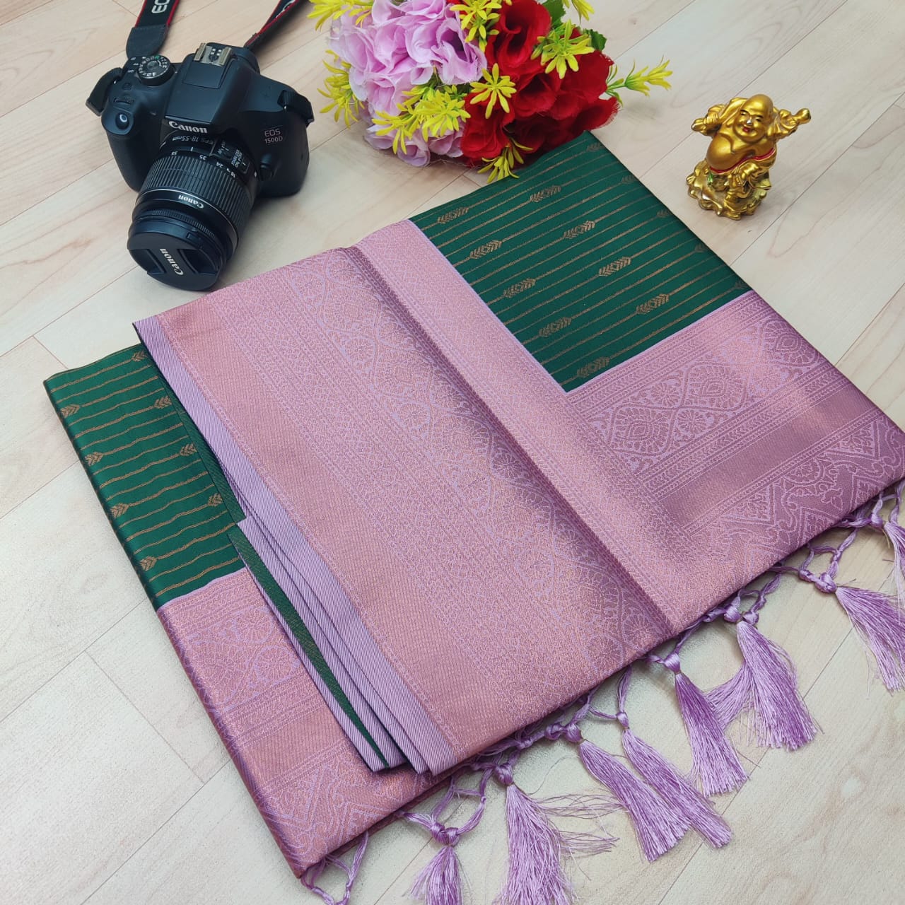 Semi Silk Vaira Oosi Sarees
