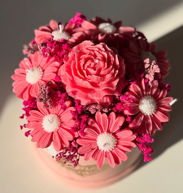 Scented Flower Bouquet Candles